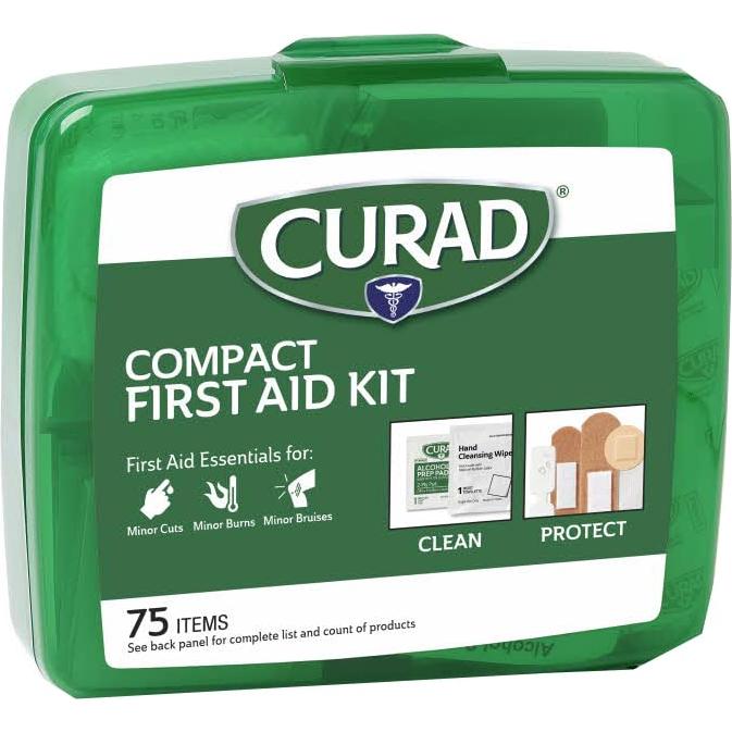 Kit de Primeros Auxilios Compacto Curad 75 Piezas Verde