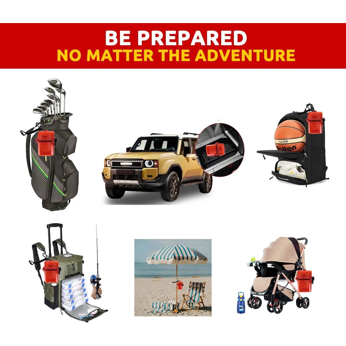 Kit de Primeros Auxilios Compacto DRAGONXT 50 Piezas Impermeable