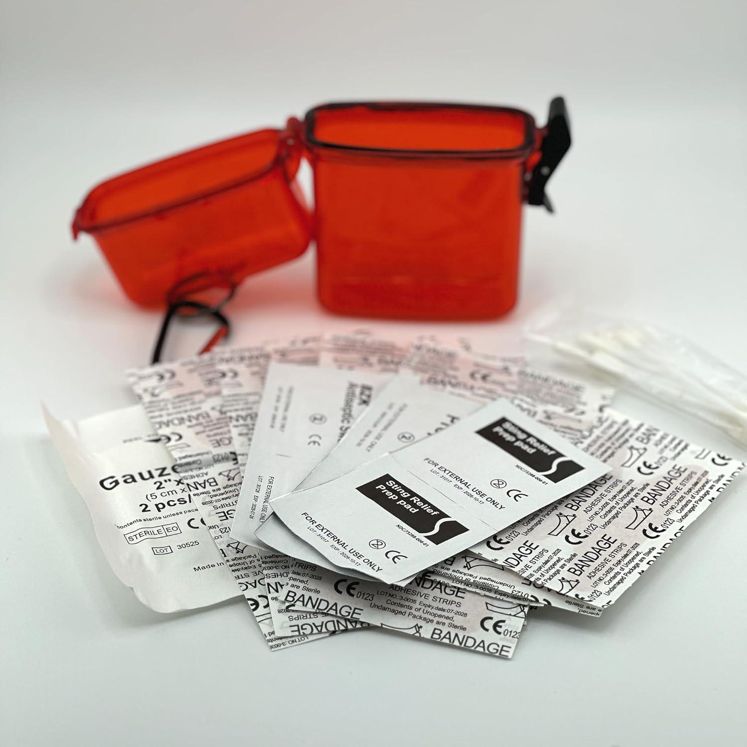 Kit de Primeros Auxilios Compacto DRAGONXT 50 Piezas Impermeable