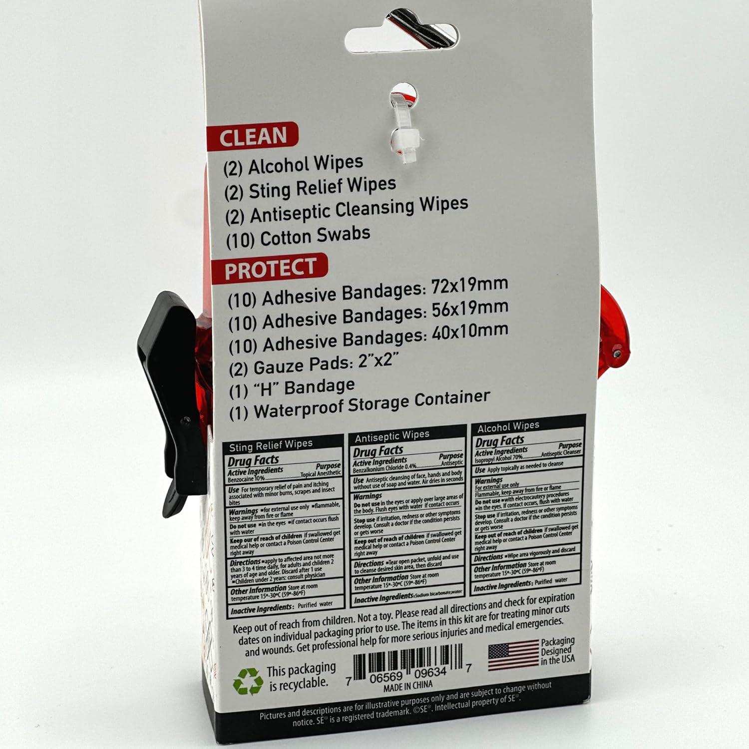 Kit de Primeros Auxilios Compacto DRAGONXT 50 Piezas Impermeable