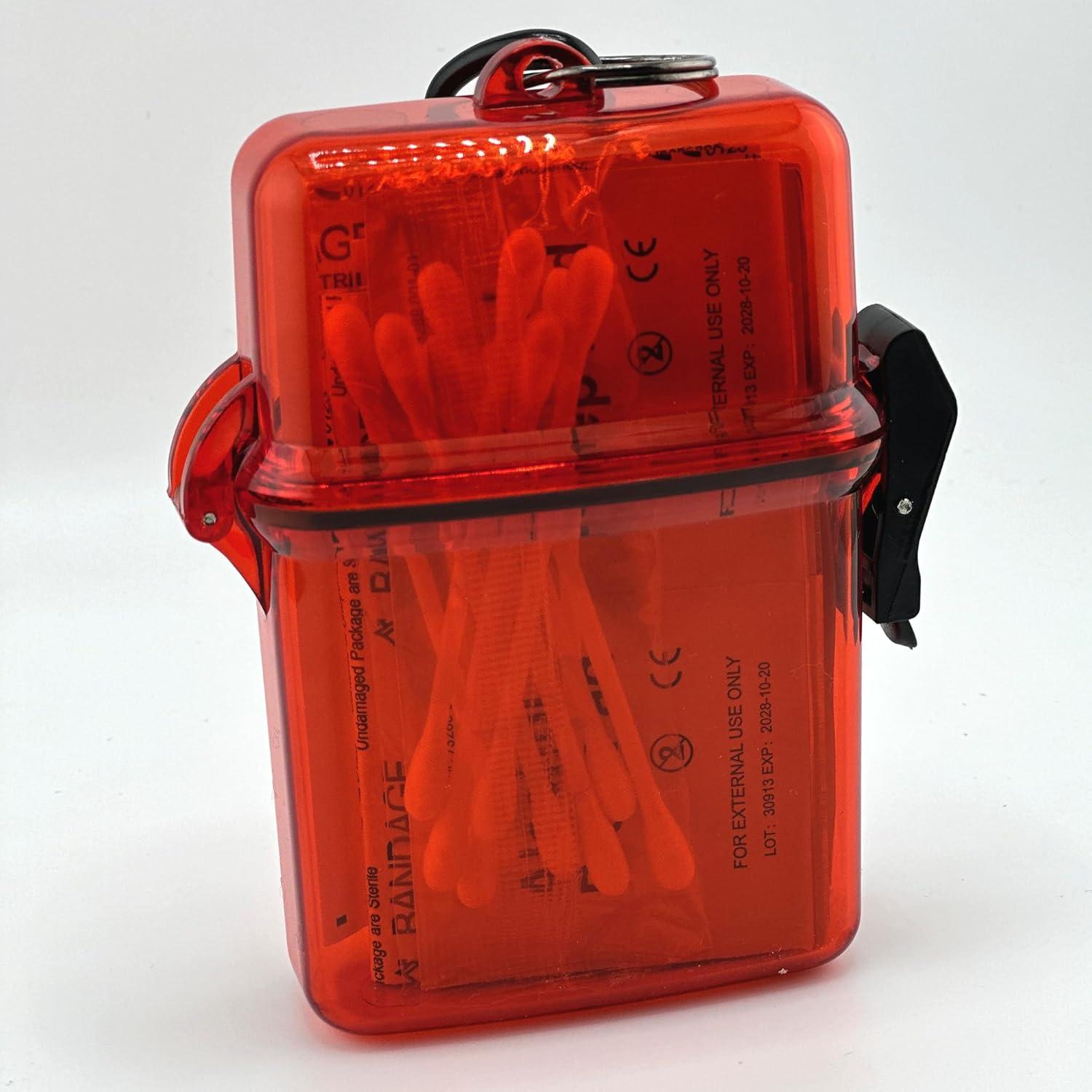 Kit de Primeros Auxilios Compacto DRAGONXT 50 Piezas Impermeable