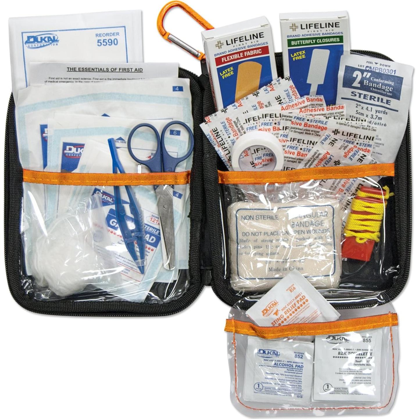 Kit de Primeros Auxilios Lifeline 4452, 85 Piezas, Compacto