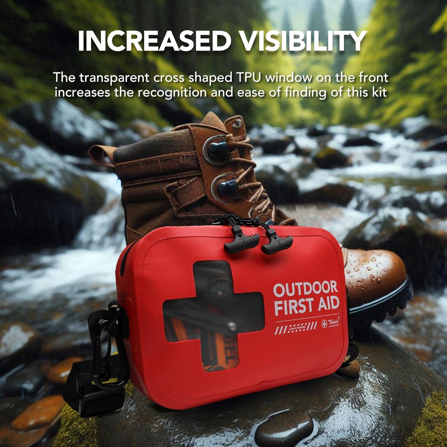 Kit de Primeros Auxilios 152 PCS THRIAID Impermeable 18.7x13 cm