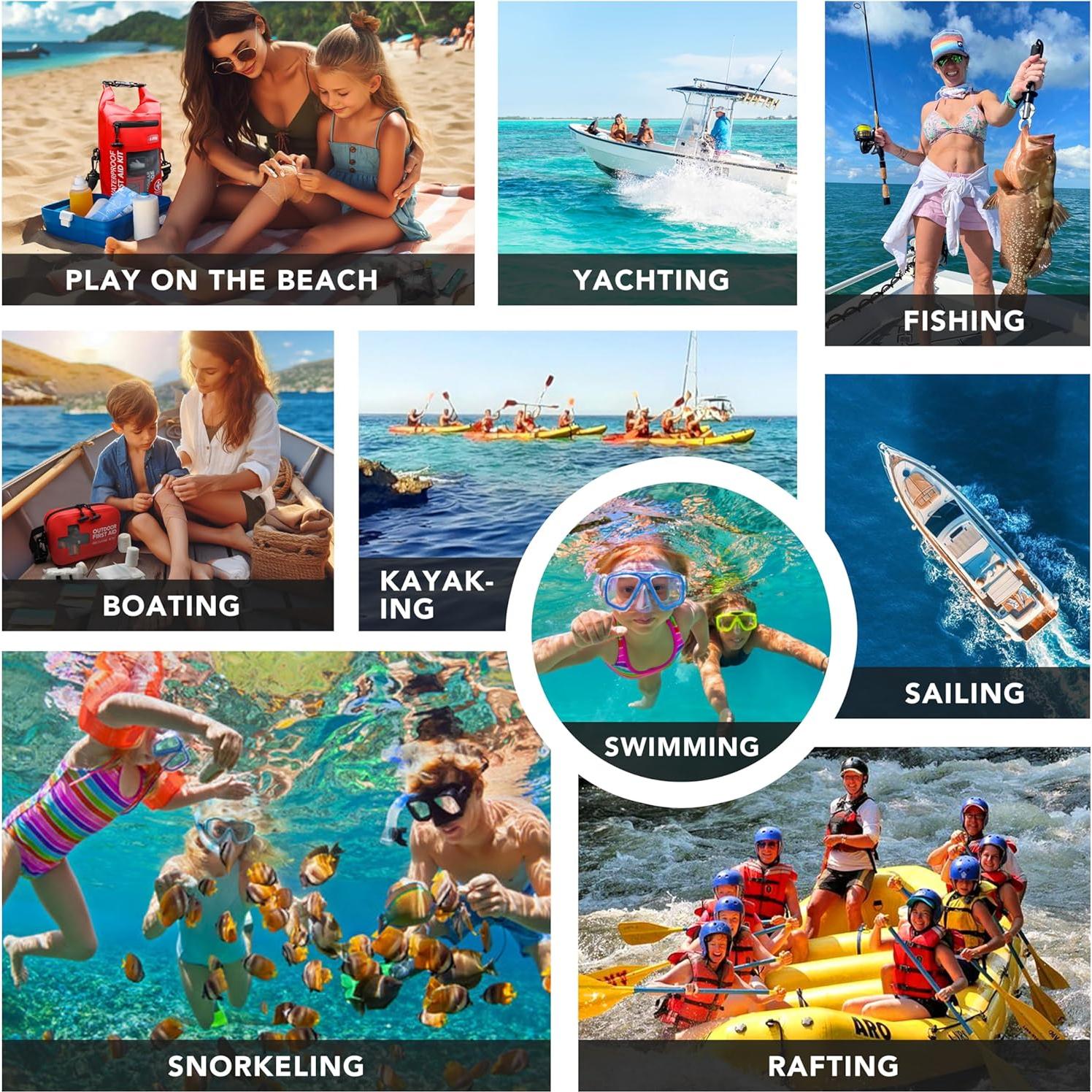 Kit de Primeros Auxilios 152 PCS THRIAID Impermeable 18.7x13 cm