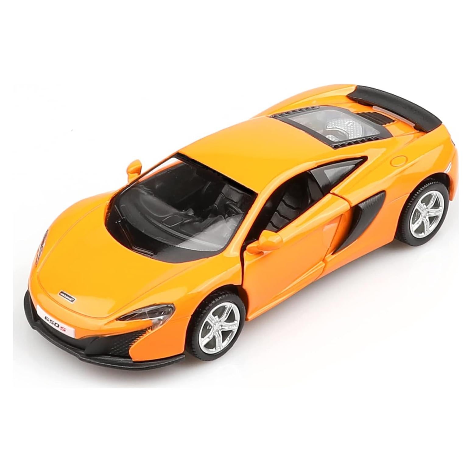 Coche de metal TOKAXI McLaren 650S a escala 1/36 retroceso