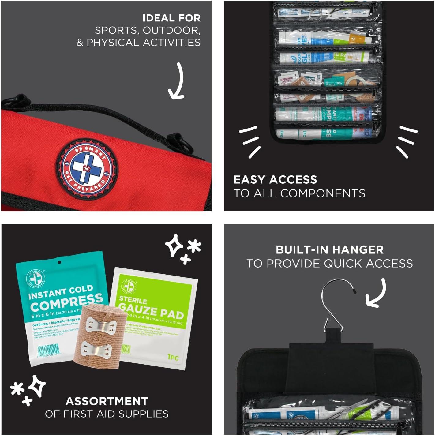 Kit de Primeros Auxilios Be Smart 73 Piezas para Deportes