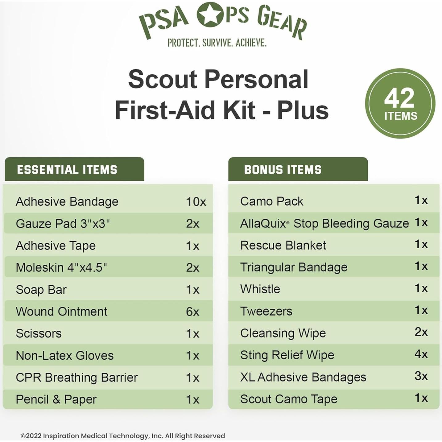 Kit de Primeros Auxilios Scout Plus AllaQuix - Compacto y Ligero