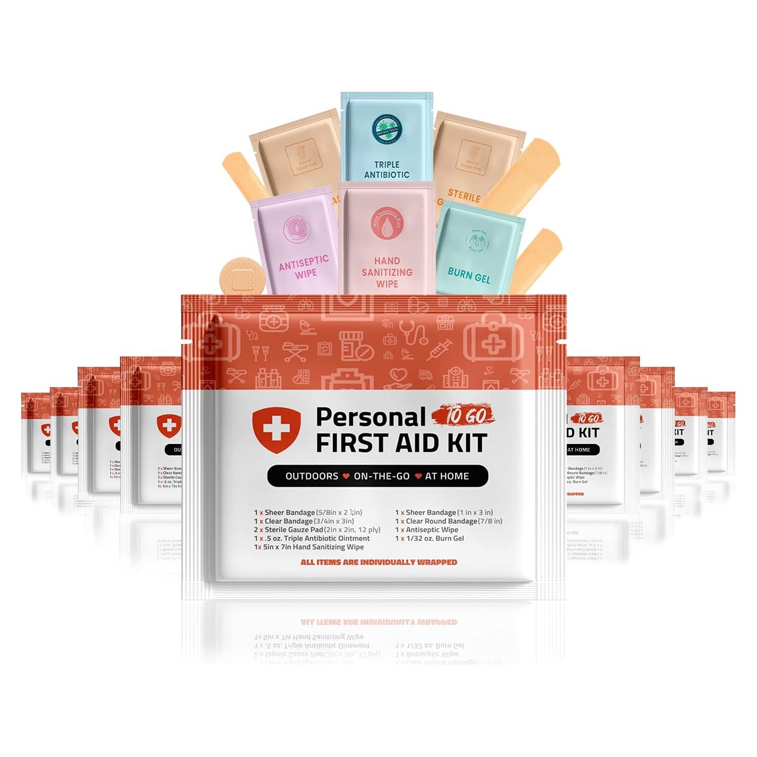 Kit de Primeros Auxilios Personal pH Advantage - 10 Paquetes