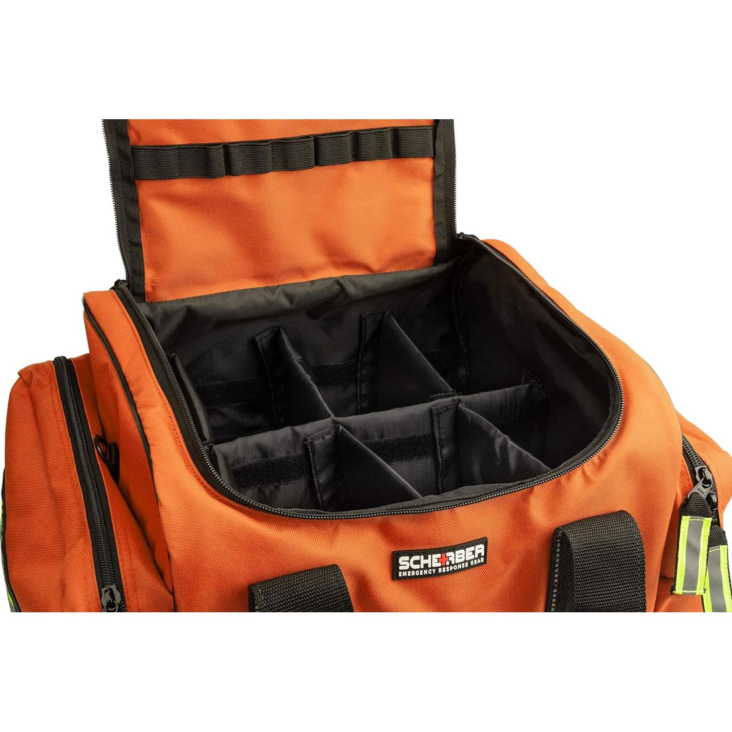 Kit de Trauma Profesional Scherber Grande 250 Suministros Naranja