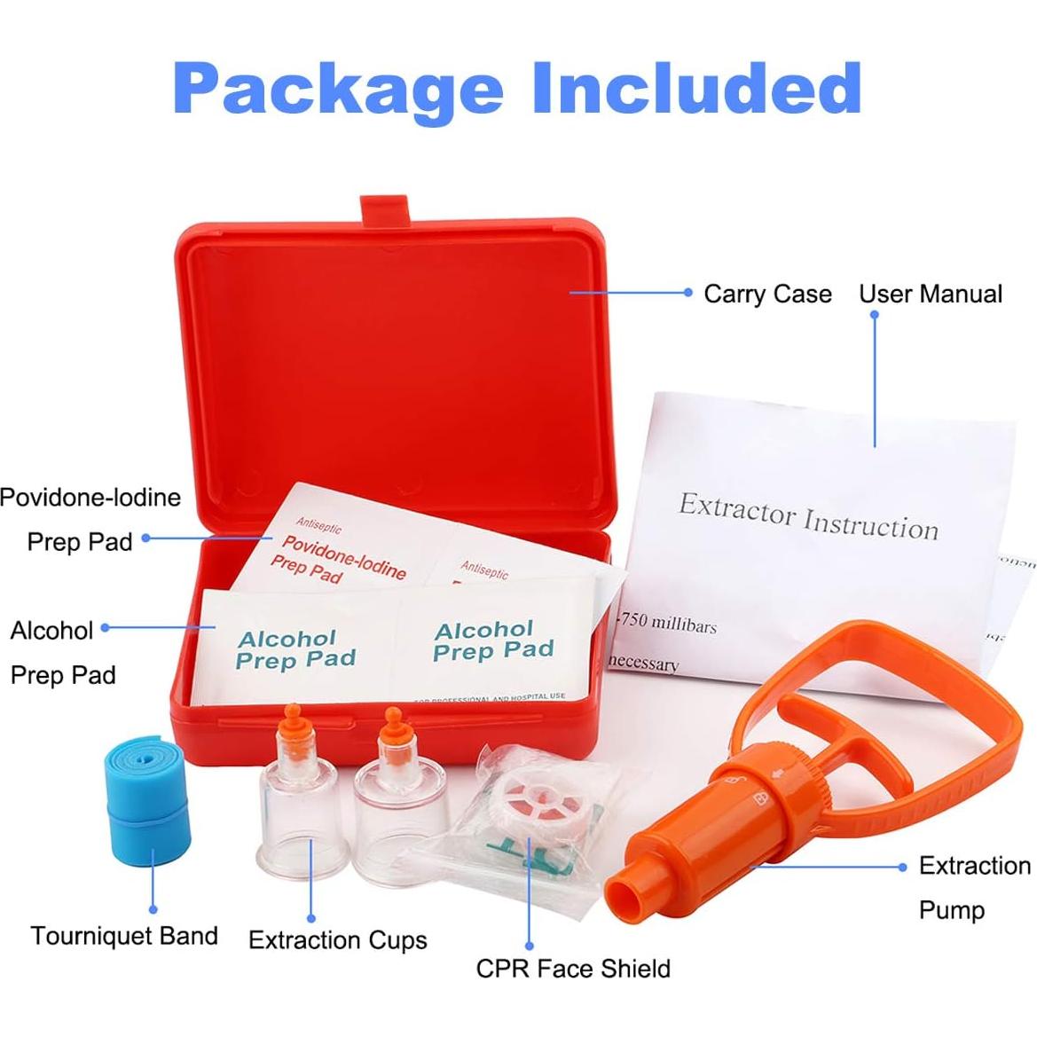 Kit de Primeros Auxilios WAEKIYTL para Mordeduras y Picaduras