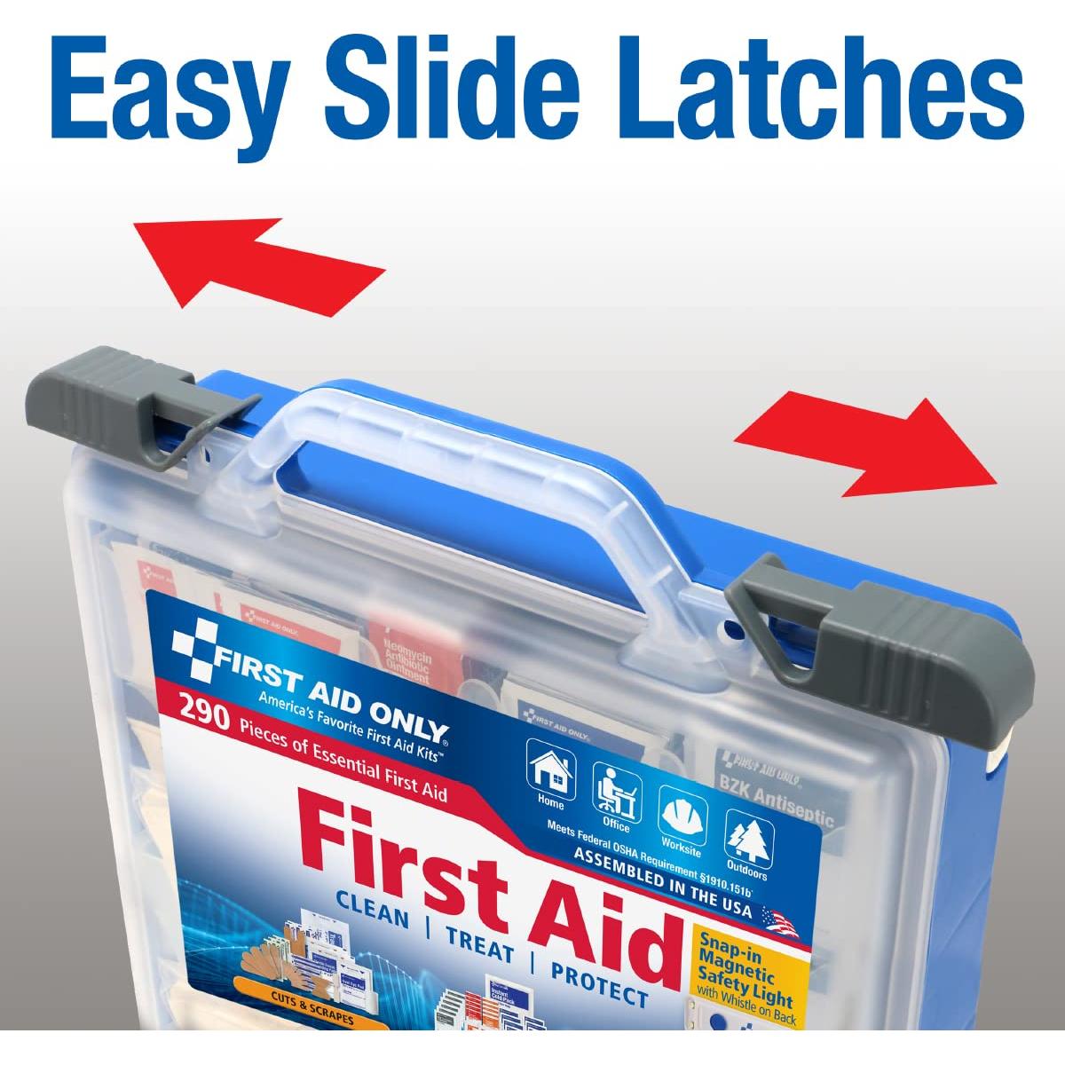 Kit de Primeros Auxilios Acme United 290 Piezas con Luz Magnética