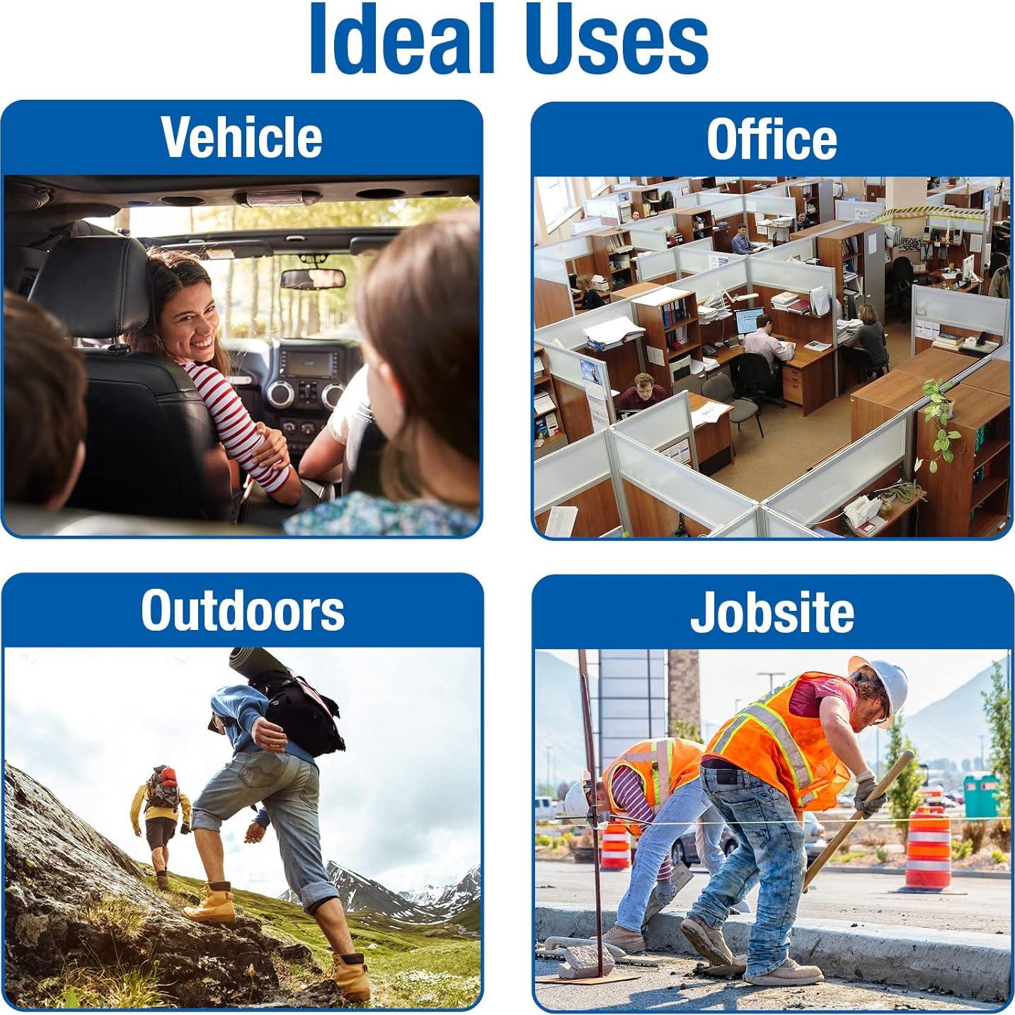 Kit de Primeros Auxilios Acme United 290 Piezas con Luz Magnética