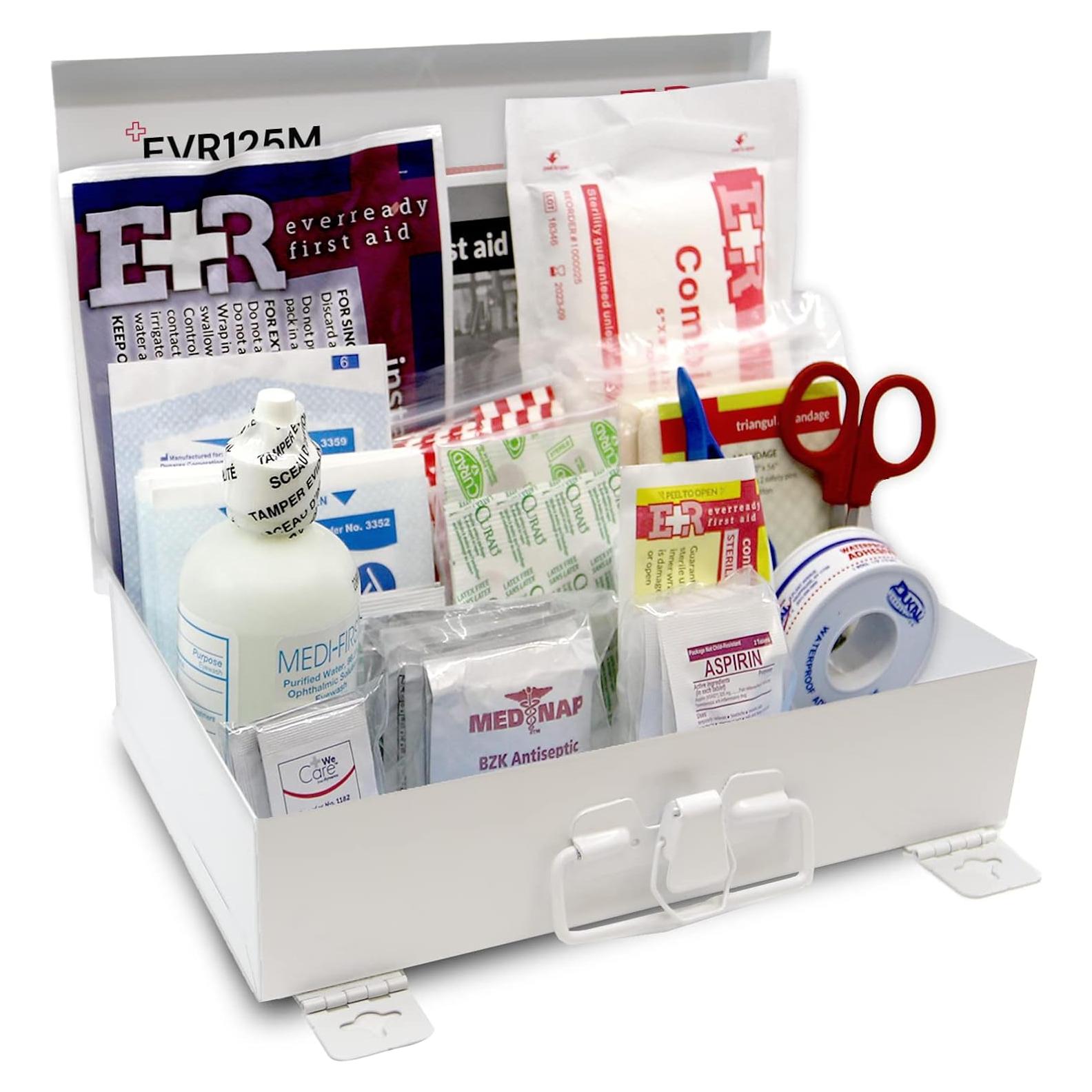 Kit de Primeros Auxilios Ever Ready 107 Piezas para 25 Personas