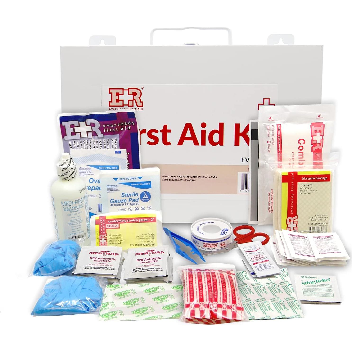 Kit de Primeros Auxilios Ever Ready 107 Piezas para 25 Personas