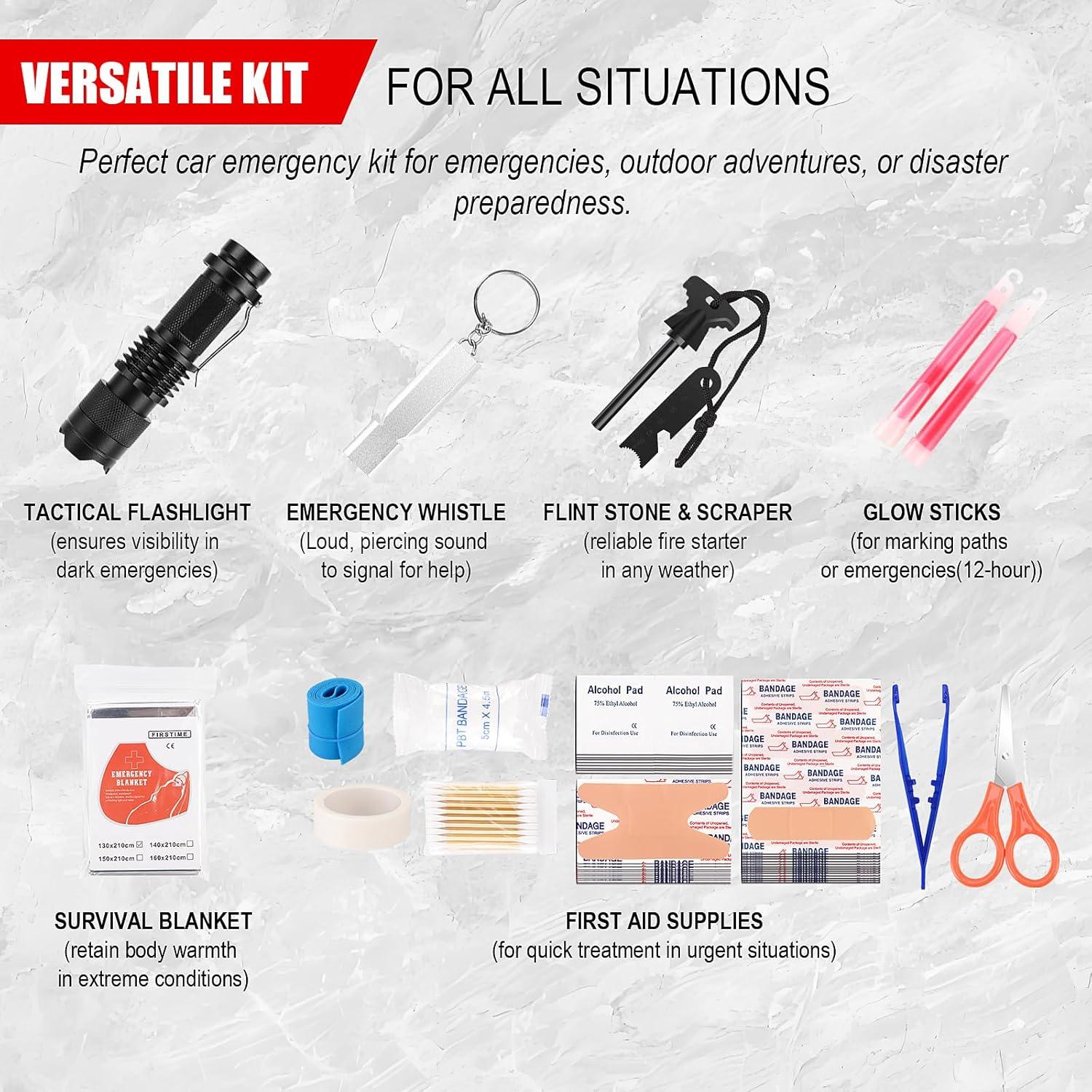 Kit de Supervivencia y Primeros Auxilios MLIPDC 146 Piezas