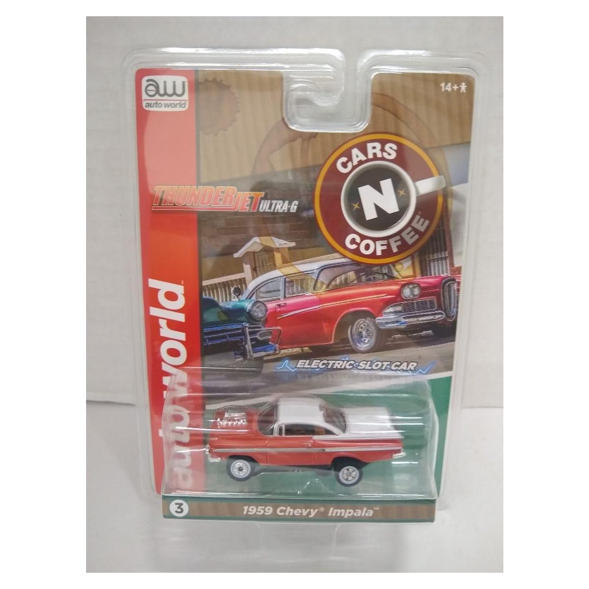 Coche Eléctrico de Pista Auto World SC392-3A 1959 Impala HO