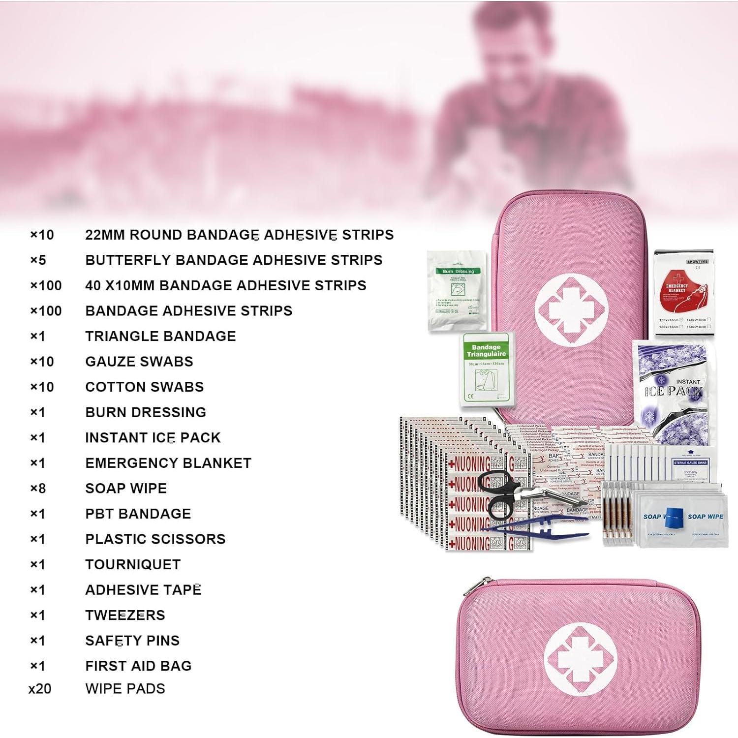 Kit de Primeros Auxilios 276 Piezas Angel Wish Rosa