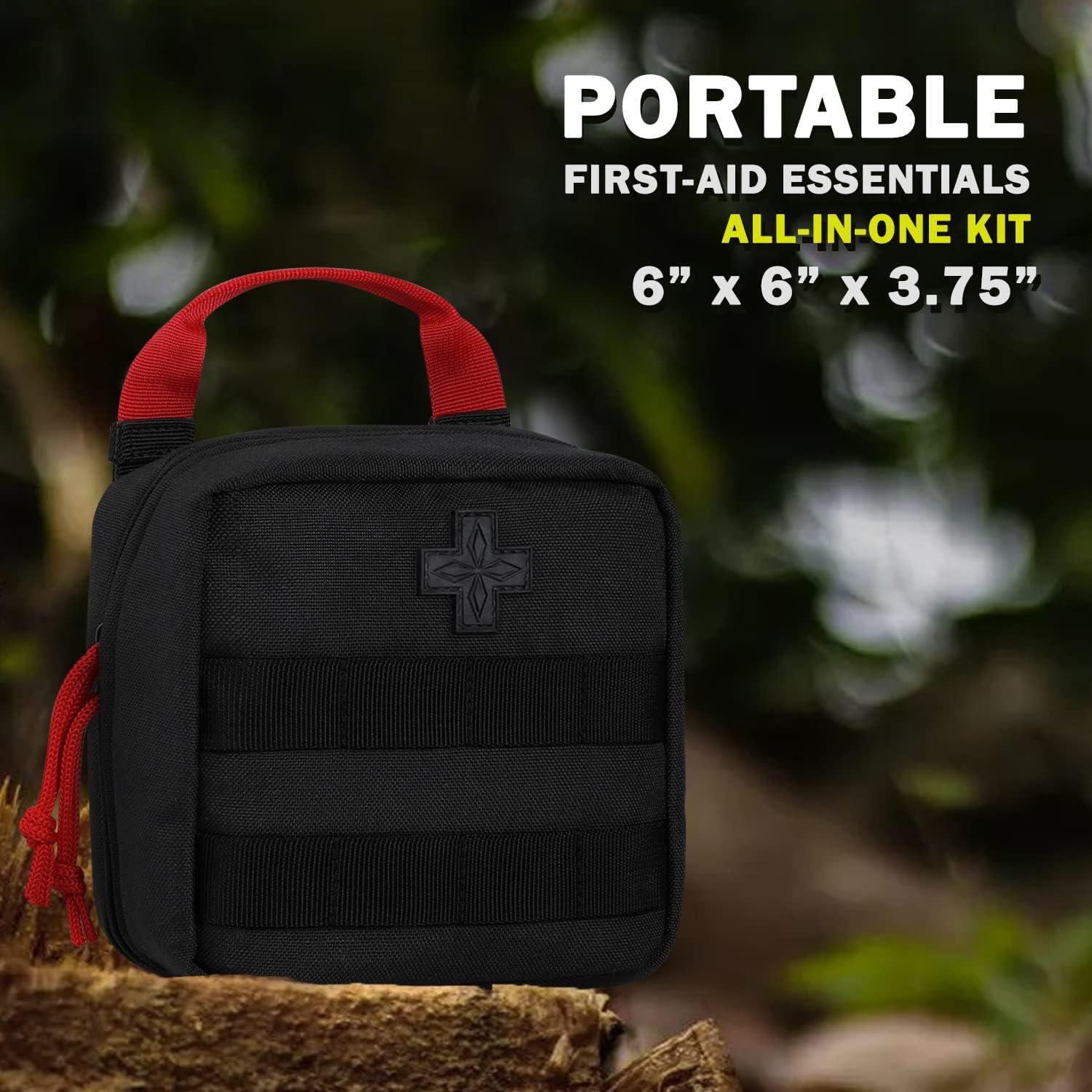 Kit de Primeros Auxilios Táctico Everlit 180 Piezas Negro