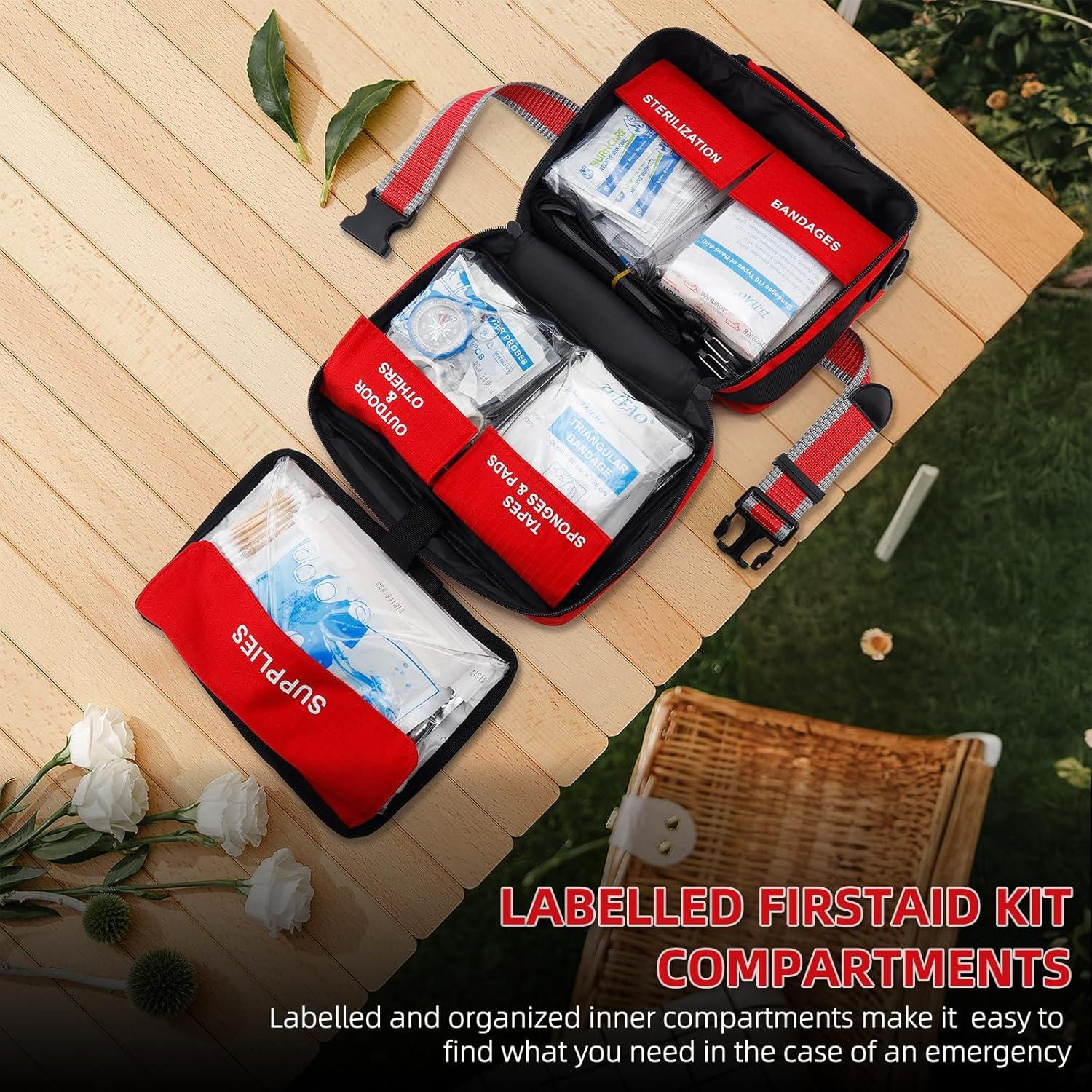 Kit de Primeros Auxilios Teliao Premium 430 Piezas para Emergencias