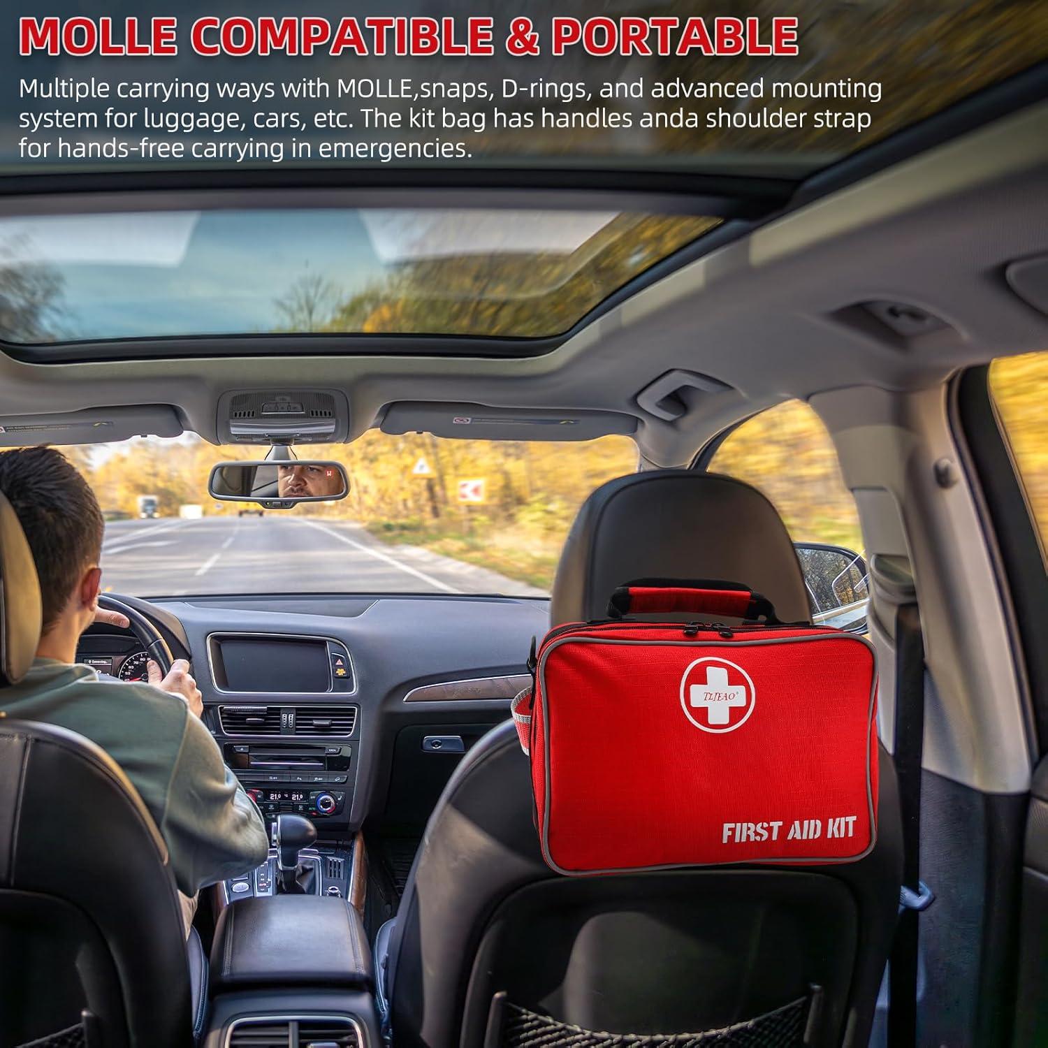 Kit de Primeros Auxilios Teliao Premium 430 Piezas para Emergencias