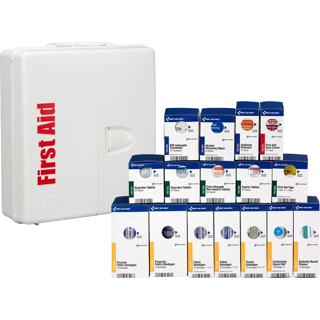 Kit de Primeros Auxilios First Aid Only 245 Piezas para 50 Personas