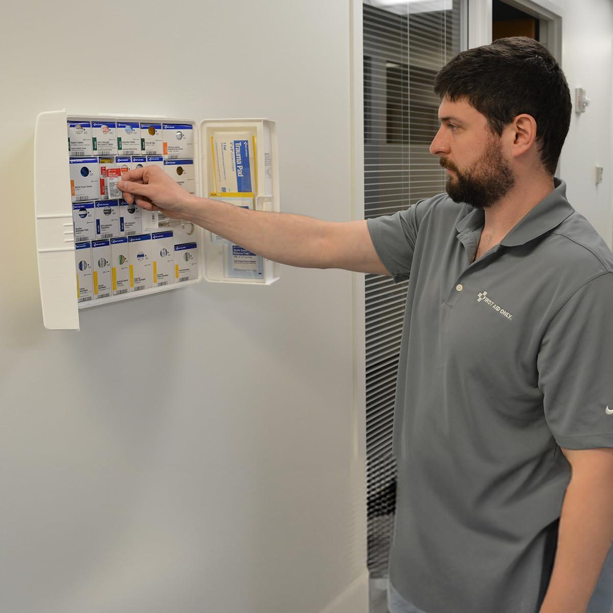 Kit de Primeros Auxilios First Aid Only 245 Piezas para 50 Personas