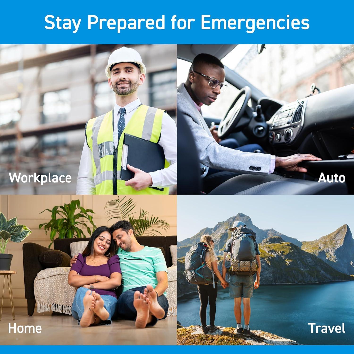 Kit de Primeros Auxilios BrightCare 130 Piezas Montable en Pared