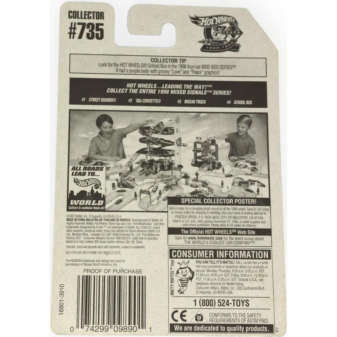 Coche Die Cast Mattel Hot Wheels Nissan Naranja 1:64