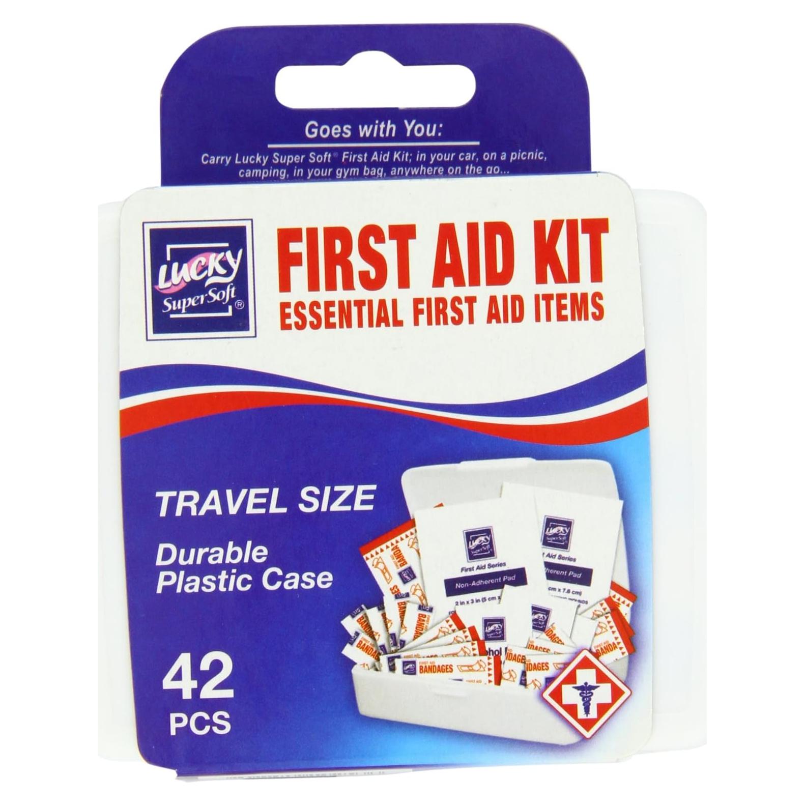 Kit de Primeros Auxilios Lucky Super Suave 42 Piezas