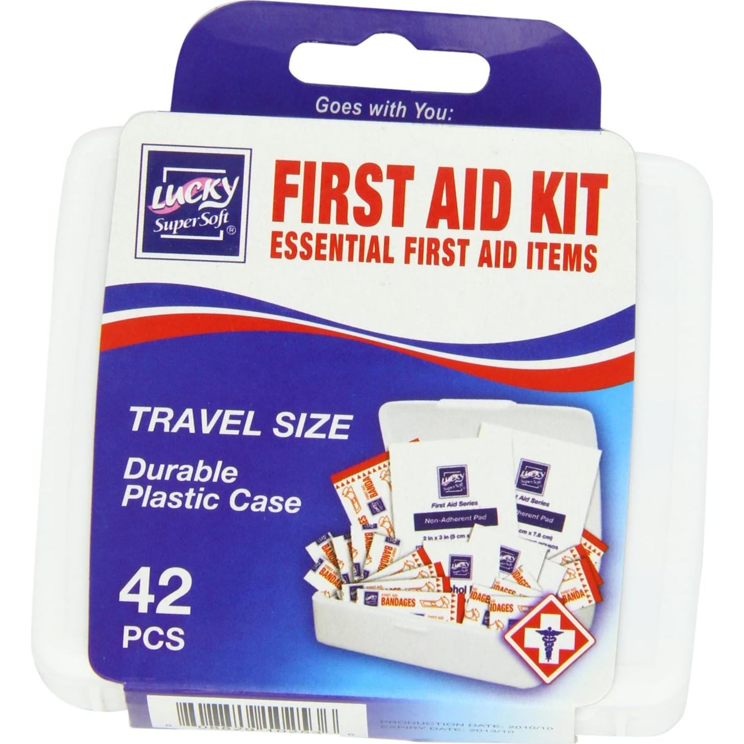 Kit de Primeros Auxilios Lucky Super Suave 42 Piezas