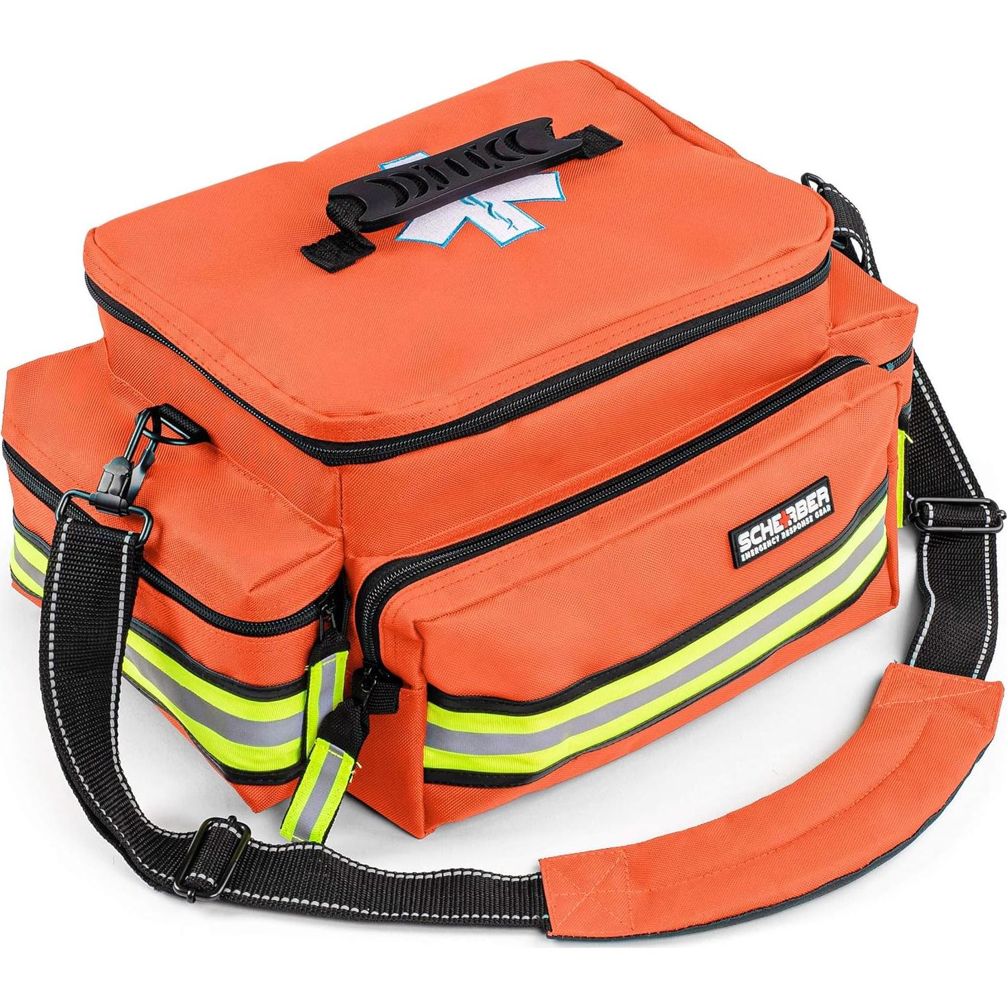Kit de Trauma Profesional Scherber con 200 Suministros - Naranja