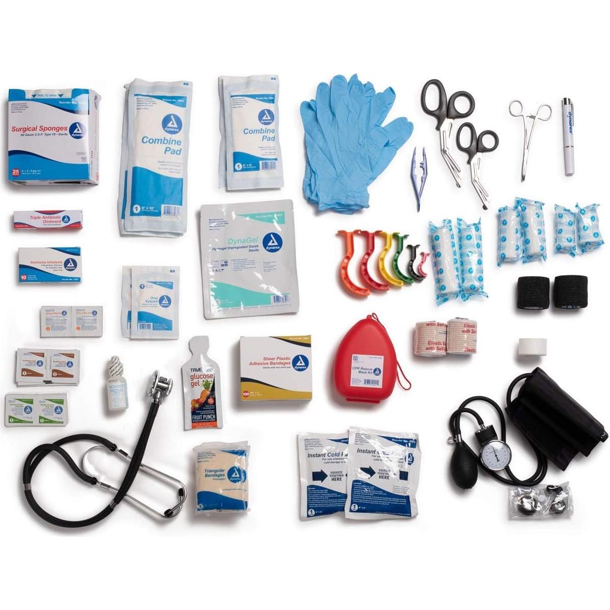 Kit de Trauma Profesional Scherber con 200 Suministros - Naranja