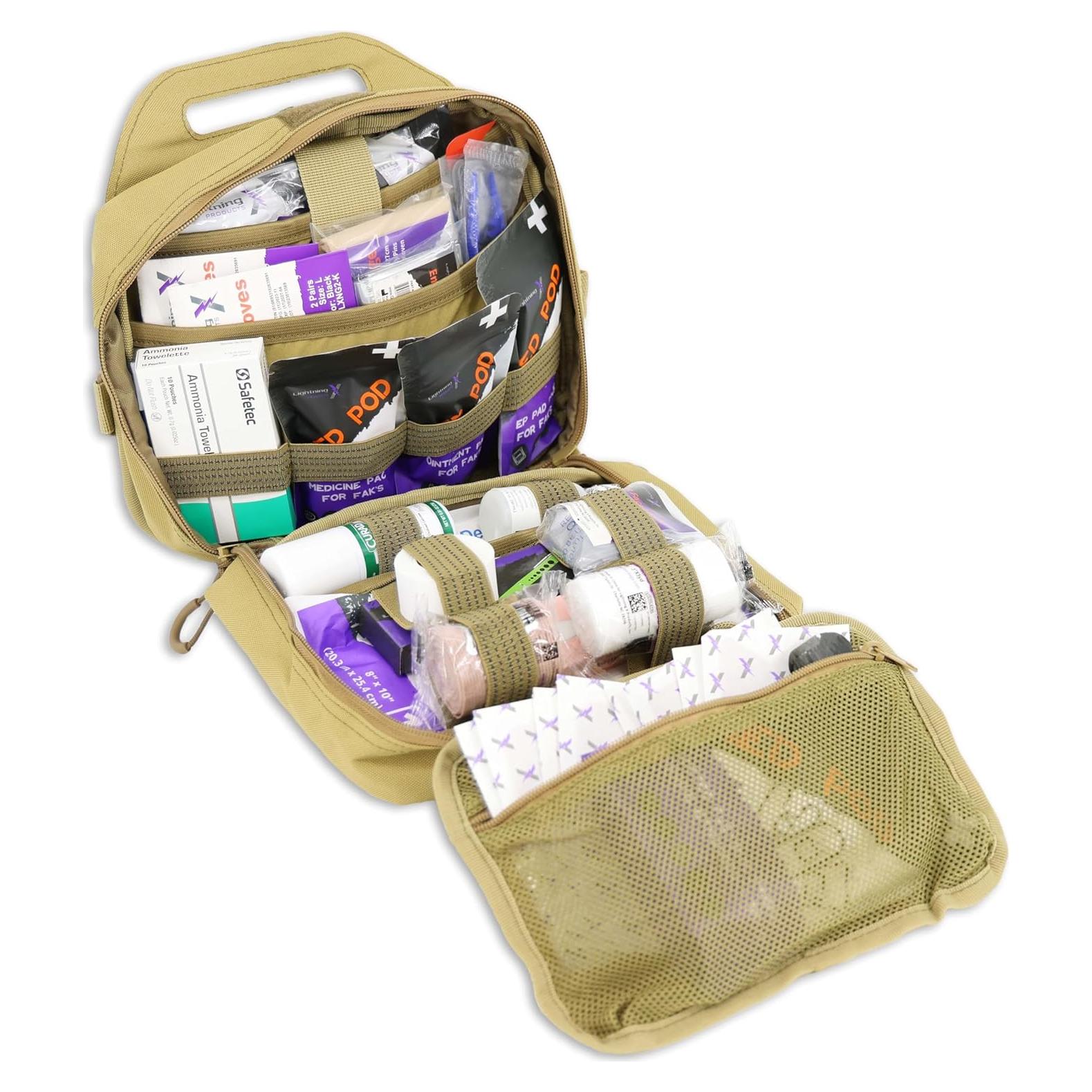 Kit de Primeros Auxilios Individual Lightning X Tan 1.36kg