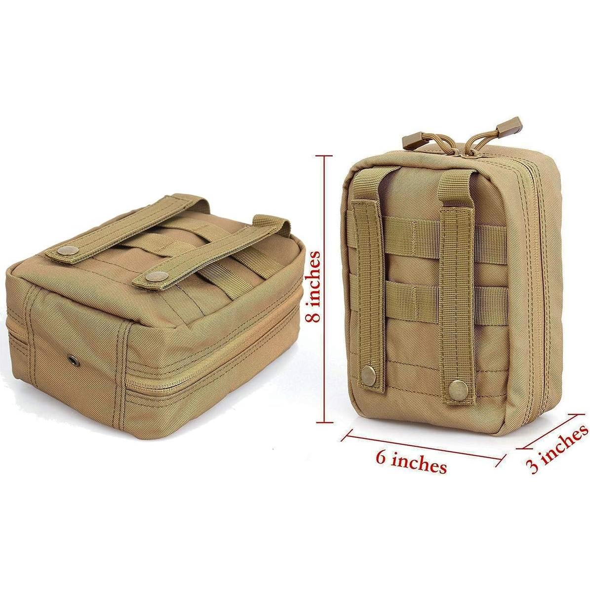 Bolsa de Primeros Auxilios Carlebben Molle Marrón Resistente