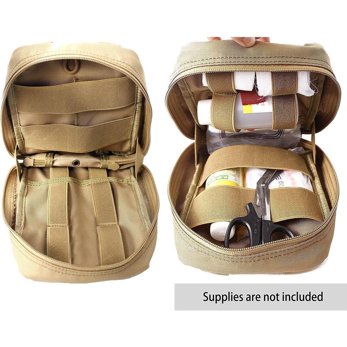 Bolsa de Primeros Auxilios Carlebben Molle Marrón Resistente