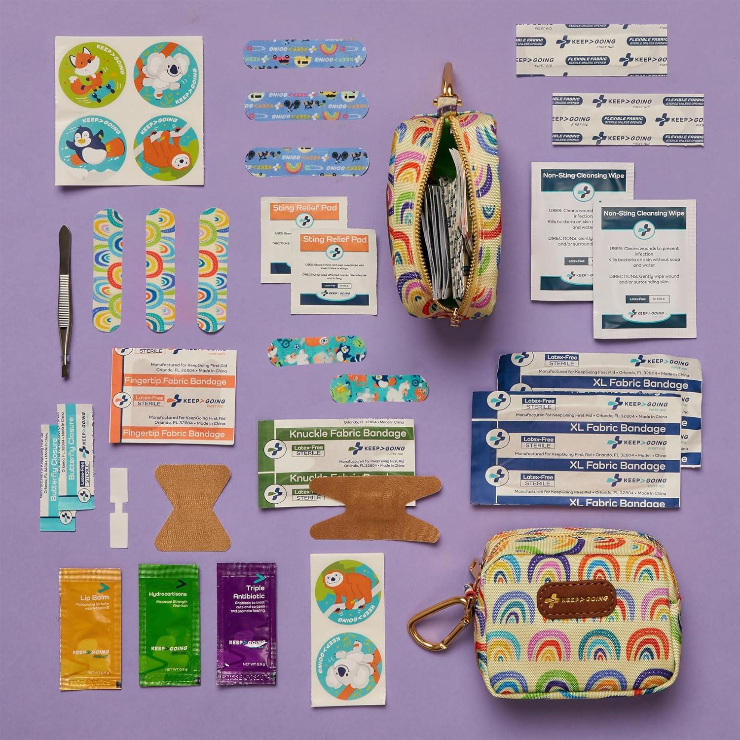 Kit de Primeros Auxilios Pequeño KeepGoing 60 Piezas Viaje