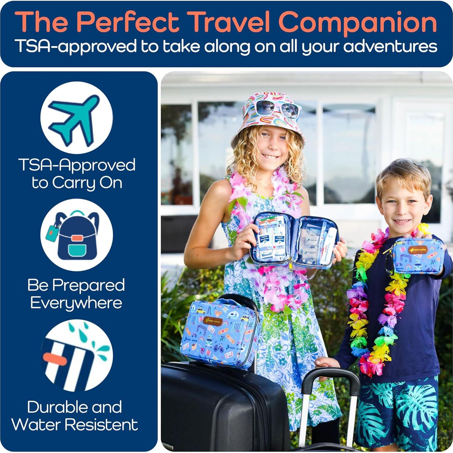 Kit de Primeros Auxilios Pequeño KeepGoing 60 Piezas Viaje