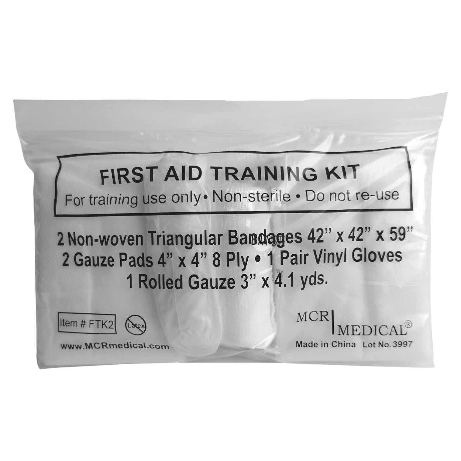 Kit de Entrenamiento de Primeros Auxilios MCR Medical - 10 Unidades