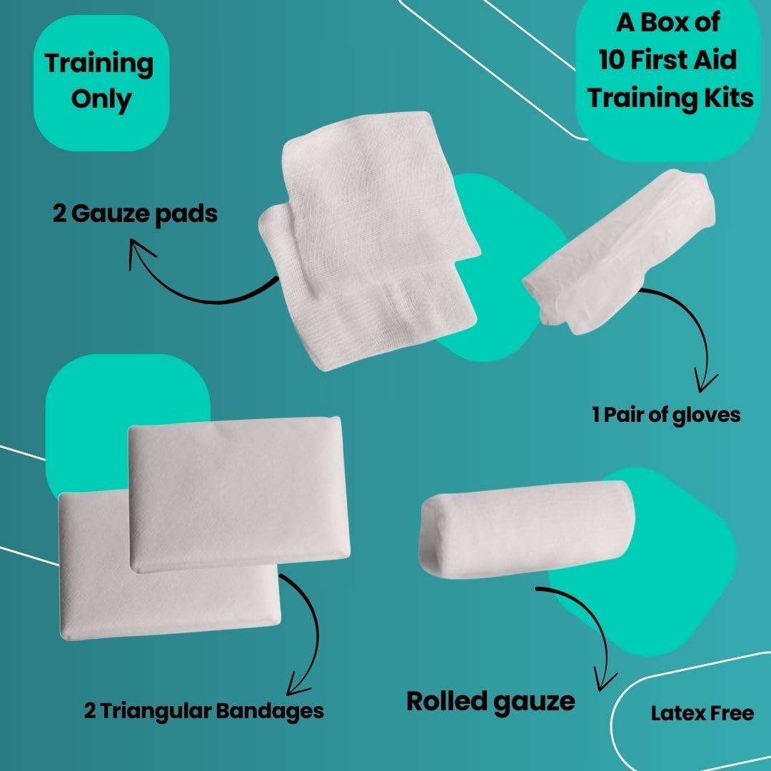 Kit de Entrenamiento de Primeros Auxilios MCR Medical - 10 Unidades