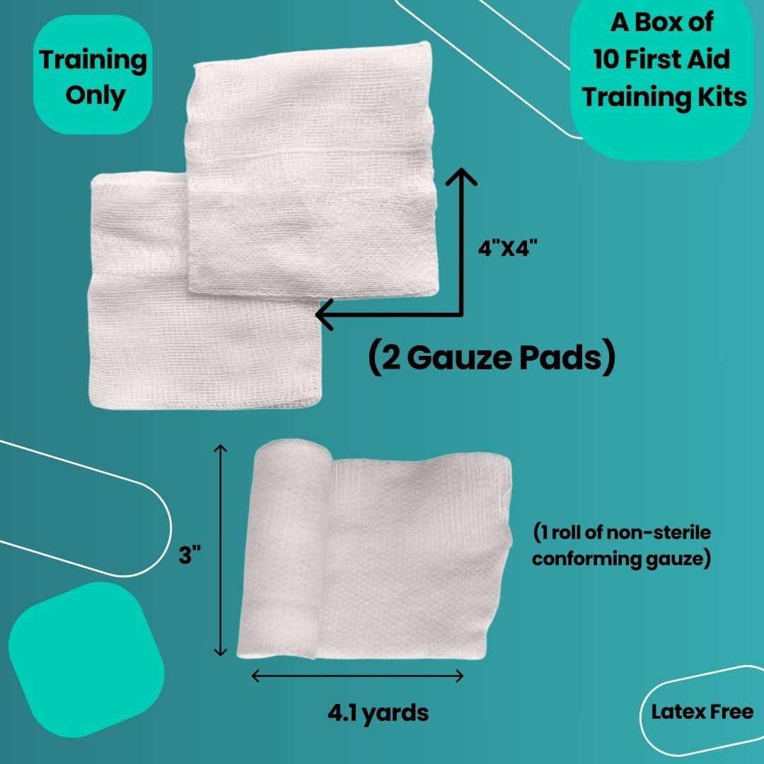 Kit de Entrenamiento de Primeros Auxilios MCR Medical - 10 Unidades