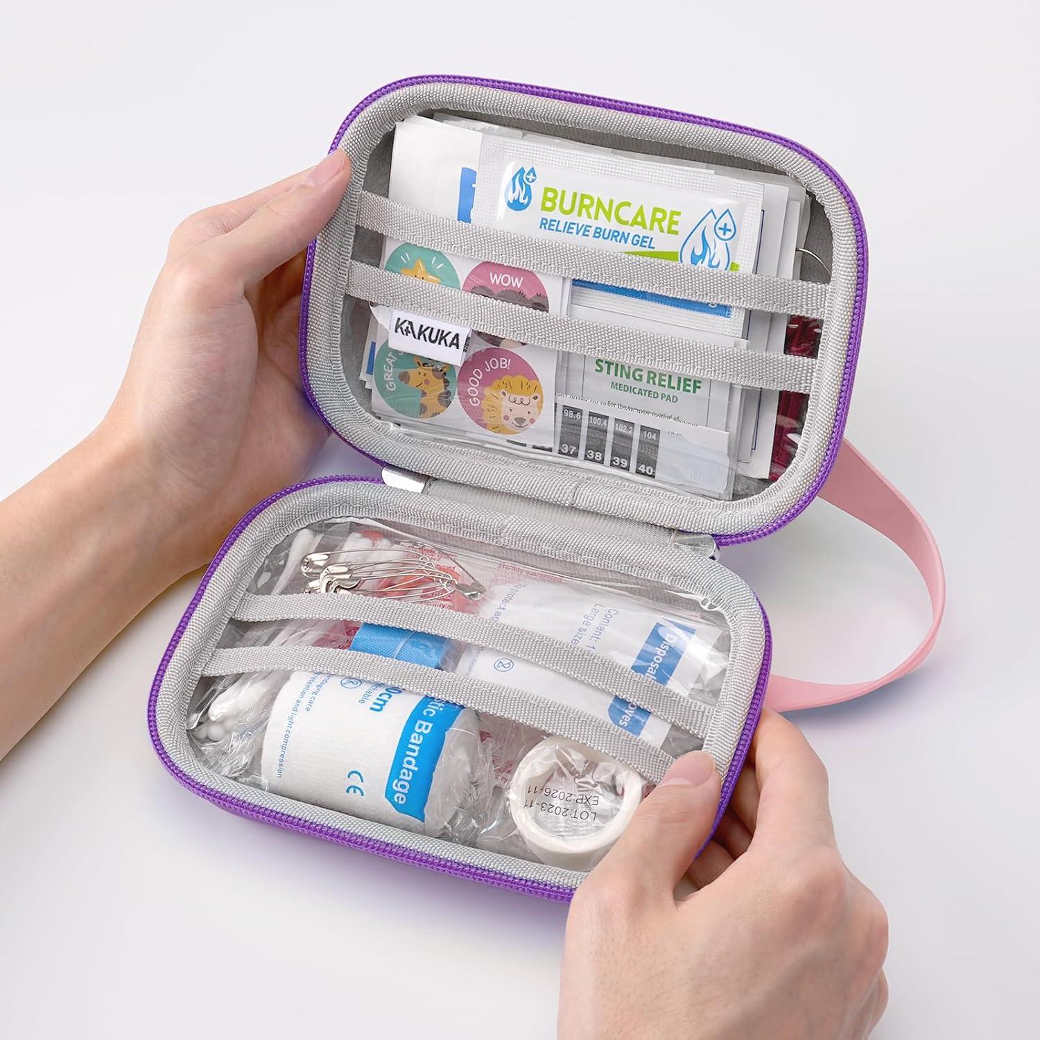 Kit de Primeros Auxilios Compacto KakuKa 113 Piezas Impermeable