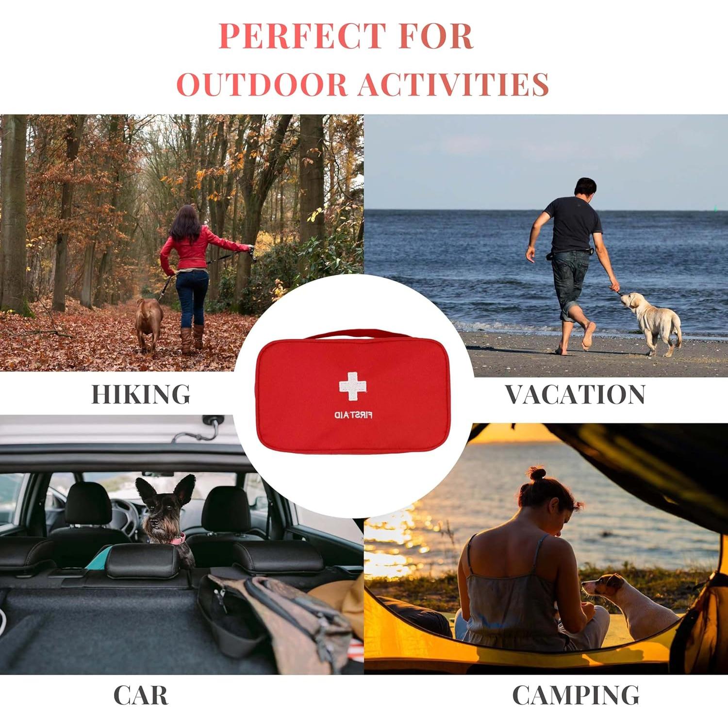 Kit de Primeros Auxilios para Mascotas SQUARECIRCLE - Viaje y Emergencias