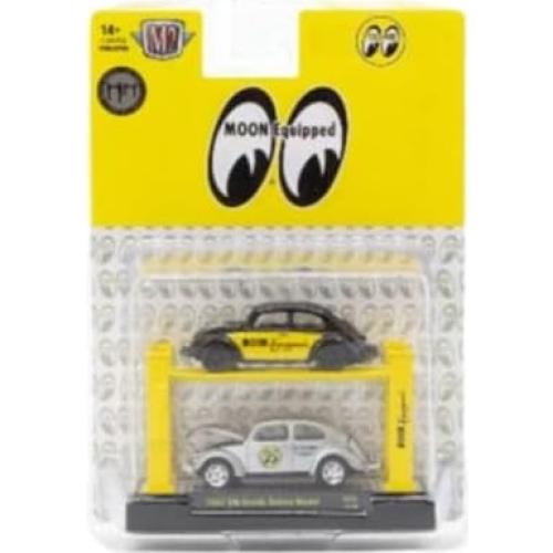 Collectibles M2 Machines 33000-26 Auto-Lift Moon Equipped - 1953 Classic Beetle Deluxe Model Set of Two with Lift 1/64 Scale