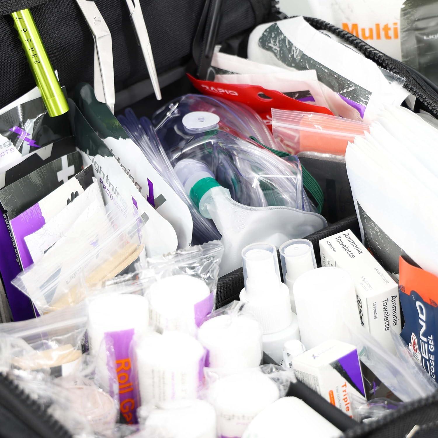 Kit de Trauma Lightning X MB30-SKC con 256 Suministros Médicos