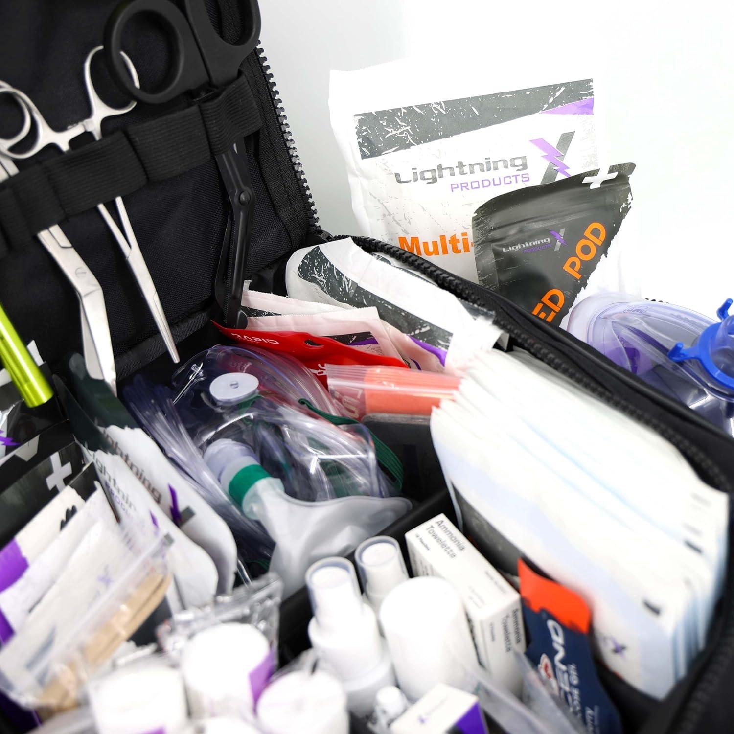 Kit de Trauma Lightning X MB30-SKC con 256 Suministros Médicos