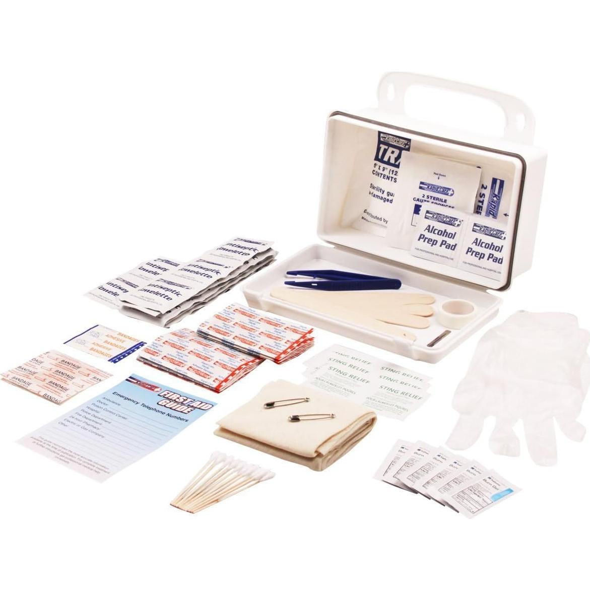 Rapid Care First Aid RC-10MAN-W 10 person 106 Piece ANSI/OSHA Compliant First Aid Kit in Wall Mountable Poly Case