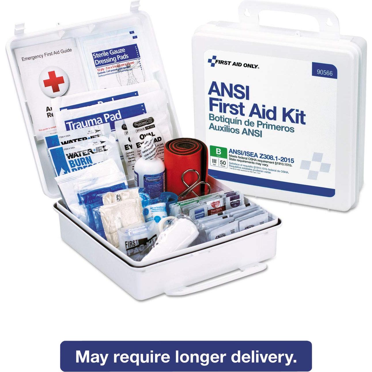 Kit de Primeros Auxilios Only 90566 para 50 Personas - 199 Piezas