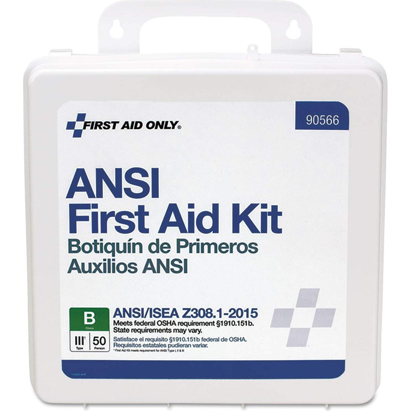 Kit de Primeros Auxilios Only 90566 para 50 Personas - 199 Piezas