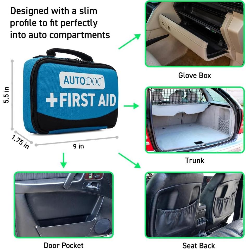 Kit de Primeros Auxilios BrightCare 100 Piezas para Vehículos