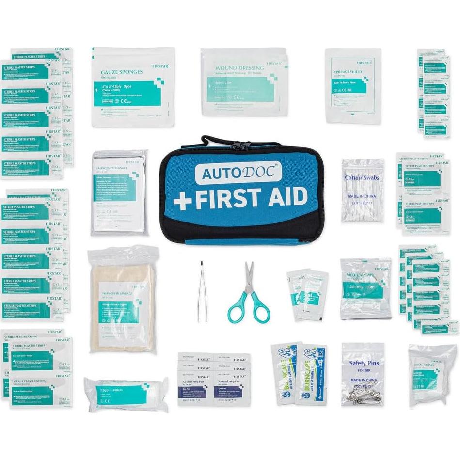 Kit de Primeros Auxilios BrightCare 100 Piezas para Vehículos